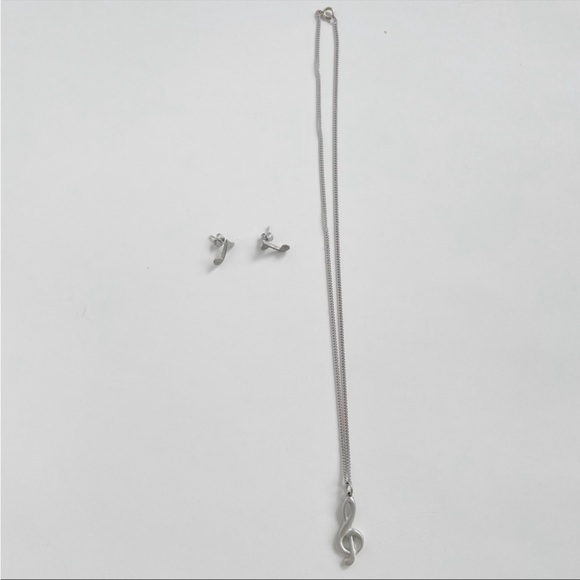 Ocean Art Necklace & Earrings - Picture 4 of 4